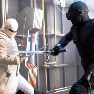Lee Byung-hun stars as Storm Shadow and Ray Park stars as Snake Eyes in Paramount Pictures' G.I. Joe: Rise of Cobra (2009)