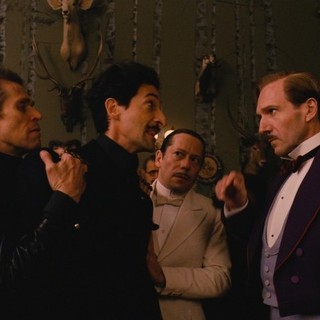 Willem Dafoe, Adrien Brody and Ralph Fiennes in Fox Searchlight Pictures' The Grand Budapest Hotel (2014)