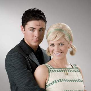 Zac Efron as Link Larkin and Brittany Snow as Amber von Tussel in New Line Cinema's Hairspray (2007)