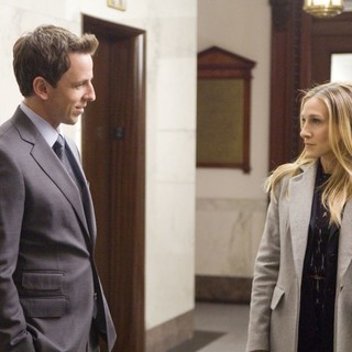 Seth Meyers stars as Chris Bunce and Sarah Jessica Parker stars as Kate Reddy in The Weinstein Company's I Don't Know How She Does It (2011). Photo credit by Craig Blankenhorn.