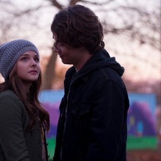 Chloe Moretz stars as Mia Hall and Jamie Blackley stars as Adam in Warner Bros. Pictures' If I Stay (2014)