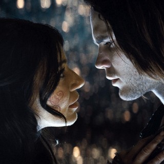 Lynn Collins stars as Dejah Thoris and Taylor Kitsch stars as John Carter in Walt Disney Pictures' John Carter (2012)
