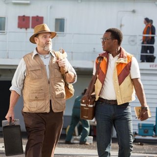 John Goodman stars as Bill Randa and Corey Hawkins stars as Houston Brooks in Warner Bros. Pictures' Kong: Skull Island (2017)