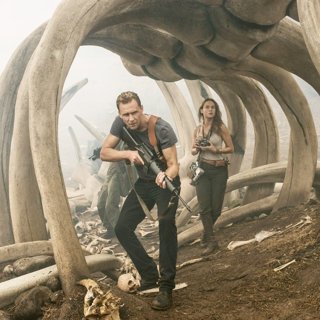 Tom Hiddleston stars as James Conrad and Brie Larson stars as Mason Weaver in Warner Bros. Pictures' Kong: Skull Island (2017)