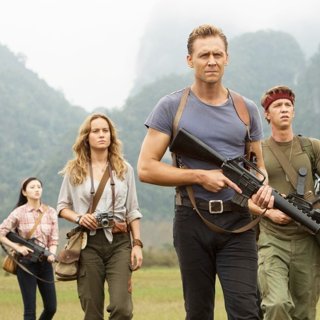 Tian Jing, Brie Larson, Tom Hiddleston and Thomas Mann in Warner Bros. Pictures' Kong: Skull Island (2017)