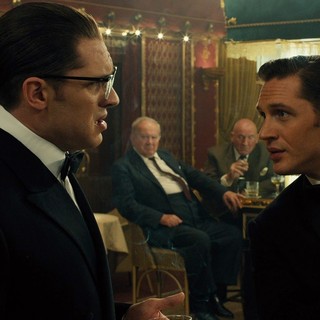 Tom Hardy stars as Ronald Kray/Reginald Kray in Universal Pictures' Legend (2015)