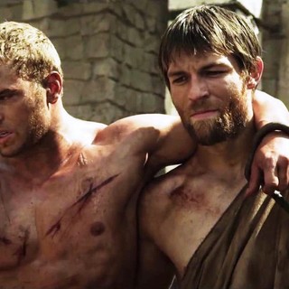 Kellan Lutz stars as Hercules and Liam Garrigan stars as Iphicles in Summit Entertainment's The Legend of Hercules (2014)