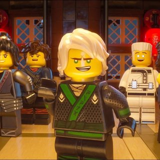 Kai, Nya, Cole, Lloyd, Zane and Jay from Warner Bros. Pictures' The Lego Ninjago Movie (2017)