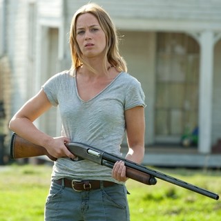 Emily Blunt stars as Sara in TriStar Pictures' Looper (2012)