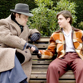 Christian McKay stars as Orson Welles and Zac Efron stars as Richard Samuels in Freestyle Releasing's Me and Orson Welles (2009)