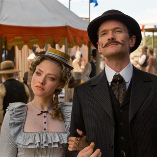 Amanda Seyfried stars as Louise and Neil Patrick Harris stars as Foy in Universal Pictures' A Million Ways to Die in the West (2014)