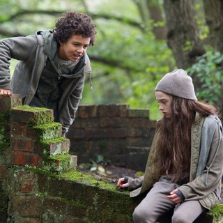 Jadon Carnelly Morris stars as Rocky and Raffey Cassidy stars as Molly Moon in ARC Entertainment's Molly Moon: The Incredible Hypnotist (2015)