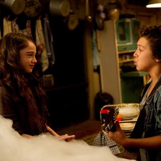 Raffey Cassidy stars as Molly Moon and Jadon Carnelly Morris stars as Rocky in ARC Entertainment's Molly Moon: The Incredible Hypnotist (2015)