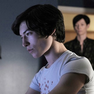 Ezra Miller star as Kevin and Tilda Swinton star as Eva in Oscilloscope Laboratories' We Need to Talk About Kevin (2012)