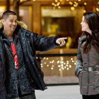 Jay Hernandez and Melonie Diaz in Overture Films' Nothing Like the Holidays (2008)