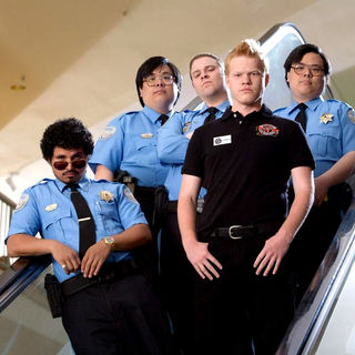 Michael Pena, Seth Rogen and Jesse Plemons in Warner Bros. Pictures' Observe and Report (2009)