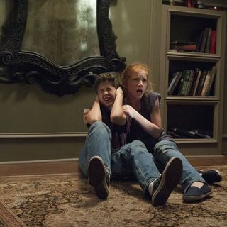 Garrett Ryan stars as Young Tim Russell and Annalise Basso stars as Young Kaylie Russell in Relativity Media's Oculus (2014). Photo credit by John Estes.