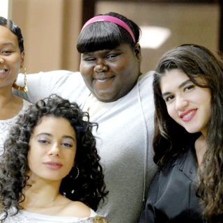 Chyna Layne, Amina Robinson, Gabourey Sidibe and Stephanie Andujar in Lionsgate Films' Precious: Based on the Novel PUSH by Sapphire (2009)