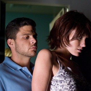 Jerry Ferrara stars as Rick and Nicky Whelan stars as Liz Lewis in CBS Films' Flight 7500 (2016)