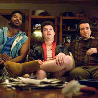 Craig Robinson, Danny McBride, and Kevin Corrigan in Columbia Pictures' Pineapple Express (2008)