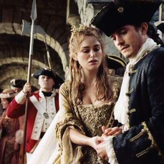 Keira Knightley and Orlando Bloom in Walt Disney Pictures' Pirates of the Caribbean: Dead Man's Chest (2006)