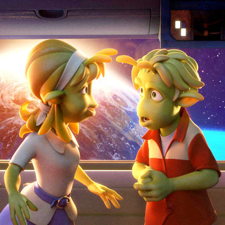 A scene from TriStar Pictures' Planet 51 (2009)