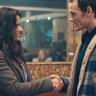 Lucie Lucas stars as Mati Vargnier and Anton Yelchin stars as Jake Kleeman in Kino Lorber's Porto (2017)