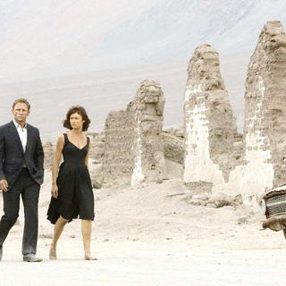 Daniel Craig stars as James Bond and Olga Kurylenko stars as Camille in Columbia Pictures' Quantum of Solace (2008)