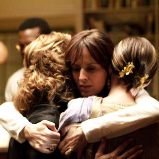 Debra Winger, Rosemarie DeWitt and Anne Hathaway in Sony Pictures Classics' Rachel Getting Married (2008). Photo by Bob Vergara.
