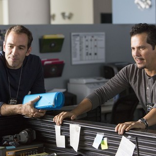 Bryan Callen stars as Miggs and John Leguizamo stars as Santiago in Universal Pictures' Ride Along (2014)