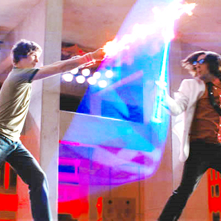 Michael Cera stars as Scott Pilgrim and Jason Schwartzman stars as Gideon Gordon Graves in Universal Pictures' Scott Pilgrim vs. the World (2010)
