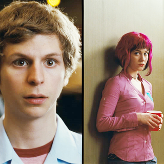 Michael Cera stars as Scott Pilgrim and Mary Elizabeth Winstead stars as Ramona V. Flowers in Universal Pictures' Scott Pilgrim vs. the World (2010)