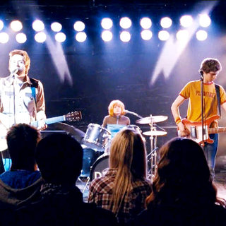 Michael Cera stars as Scott Pilgrim and Alison Pill stars as Kim Pine  in Universal Pictures' Scott Pilgrim vs. the World (2010)