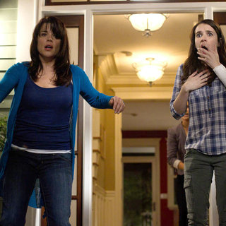 Neve Campbell stars as Sidney Prescott and Emma Roberts stars as Jill Roberts in Dimension Films' Scream 4 (2011)