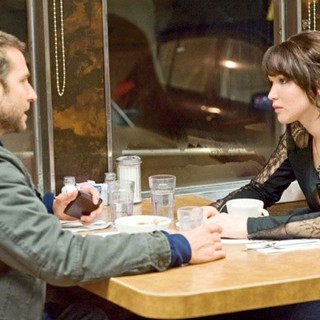 Bradley Cooper stars as Pat Solitano and Jennifer Lawrence stars as Tiffany in The Weinstein Company's Silver Linings Playbook (2013)