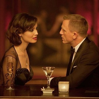 Berenice Marlohe stars as Severine and Daniel Craig stars as James Bond in Columbia Pictures' Skyfall (2012)