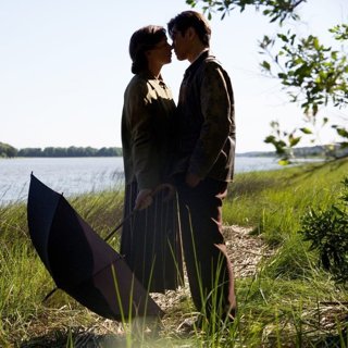 Julianne Nicholson stars as Sophie Willis and Takashi Yamaguchi stars as Grover Ohta in Monterey Media's Sophie and the Rising Sun (2017)
