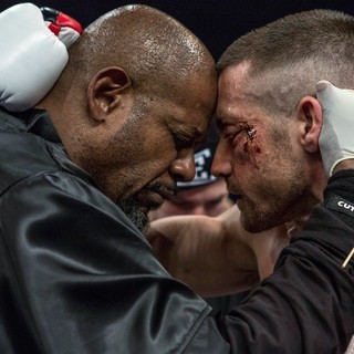Forest Whitaker stars as Titus 'Tick' Wills and Jake Gyllenhaal stars as Billy Hope in The Weinstein Company's Southpaw (2015)