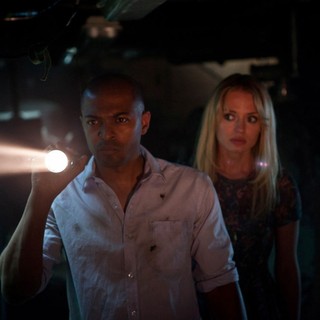 Noel Clarke stars as Charlie and Laura Haddock stars as Nikki in Magnet Releasing's Storage 24 (2012)