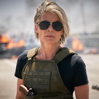 Linda Hamilton stars as Sarah Connor in Paramount Pictures' Terminator: Dark Fate (2019)
