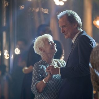 Judi Dench stars as Evelyn Greenslade and Bill Nighy stars as Douglas Ainslie in Fox Searchlight Pictures' The Second Best Exotic Marigold Hotel (2015). Photo credit by Laurie Sparham.
