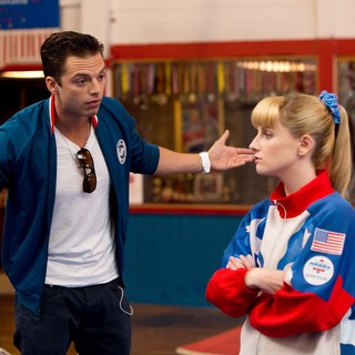Sebastian Stan stars as Lance and Melissa Rauch stars as Hope Annabelle Greggory in Sony Pictures Classics' The Bronze (2016)