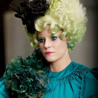 Elizabeth Banks stars as Effie Trinket in Lionsgate Films' The Hunger Games (2012)