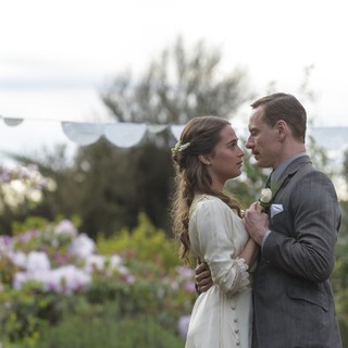 Alicia Vikander stars as Isabel Sherbourne and Michael Fassbender stars as Tom Sherbourne in DreamWorks Pictures' The Light Between Oceans (2016)