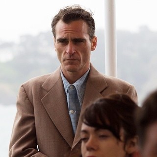 Joaquin Phoenix stars as Freddie Sutton in The Weinstein Company's The Master (2012)
