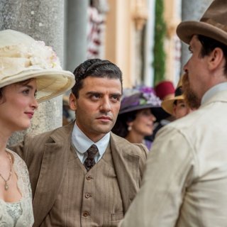 Charlotte Le Bon, Oscar Isaac and Christian Bale in Open Road Films' The Promise (2017)