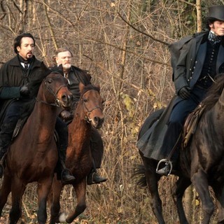 John Cusack, Brendan Gleeson and Luke Evans in Relativity Media's The Raven (2012)