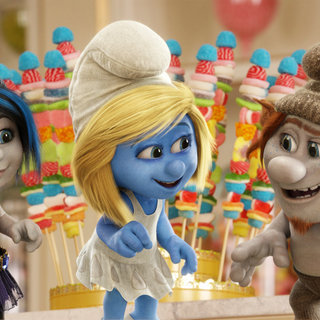 Vexy, Smurfette and Hackus from Columbia Pictures' The Smurfs 2 (2013)