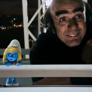 Vexy, Smurfette and Hank Azaria (stars as Gargamel) from Columbia Pictures' The Smurfs 2 (2013)