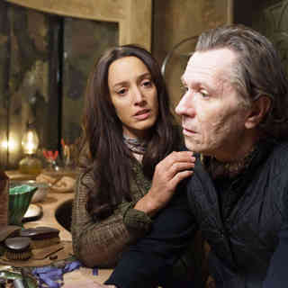 Jennifer Beals stars as Claudia and Gary Oldman stars as Carnegie in Warner Bros. Pictures' The Book of Eli (2010)